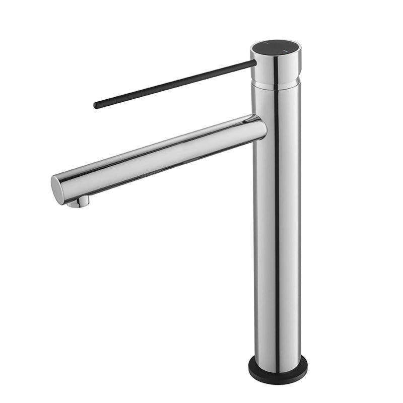 Misturador de bacia de cobre moderno com 4 modelos H26,6 Cm para banheiro