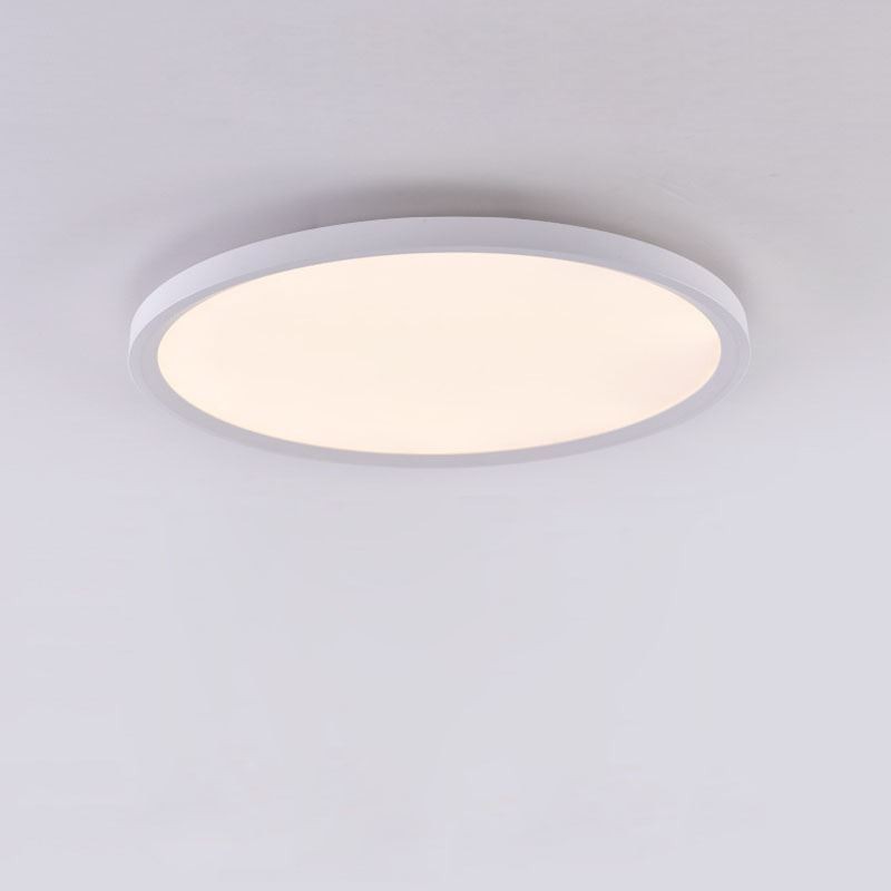 Nordic Round Flush Mount Super Fino Luz de Teto Alumínio Roung Lâmpada Iluminação 24W