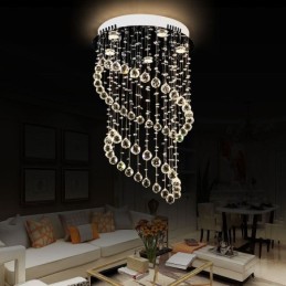 Lustre de cristal moderno...