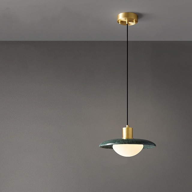 Luzes suspensas de 25cm formas geométricas luzes de montagem embutida cobre estilo artístico estilo moderno elegante artístico moderno