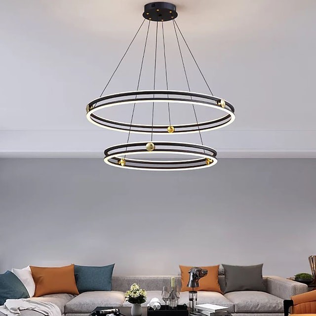 luz pendente 60cm lanterna projeto luz pendente metal pintado com abamentos modernos