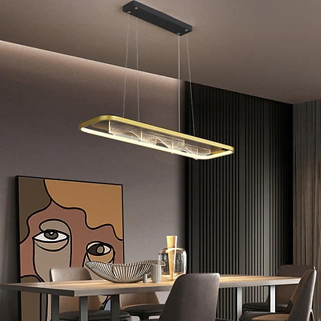 levou luz pendente luz de ilha de cozinha 85cm projeto único lustre de alumínio estilo artístico estilo moderno abamentos pintados elegantes moderno