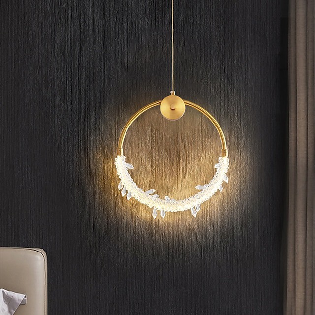 luz de parede 25cm círculo projeto linha quadrada projeto linha projeto luz de montagem embutida estilo artístico rílico estilo moderno clássico galvanizado a ouro estilo artístico nórdico